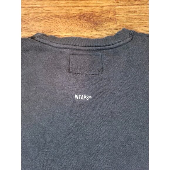 Wtaps Size X 02 BROWN Logo Patch Sweatshirt - Picture 7 of 8